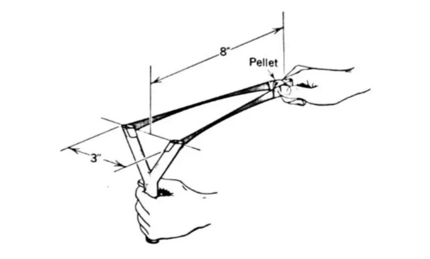 Elastic band diagram illustrating how a backward step loads tension for a forward move
