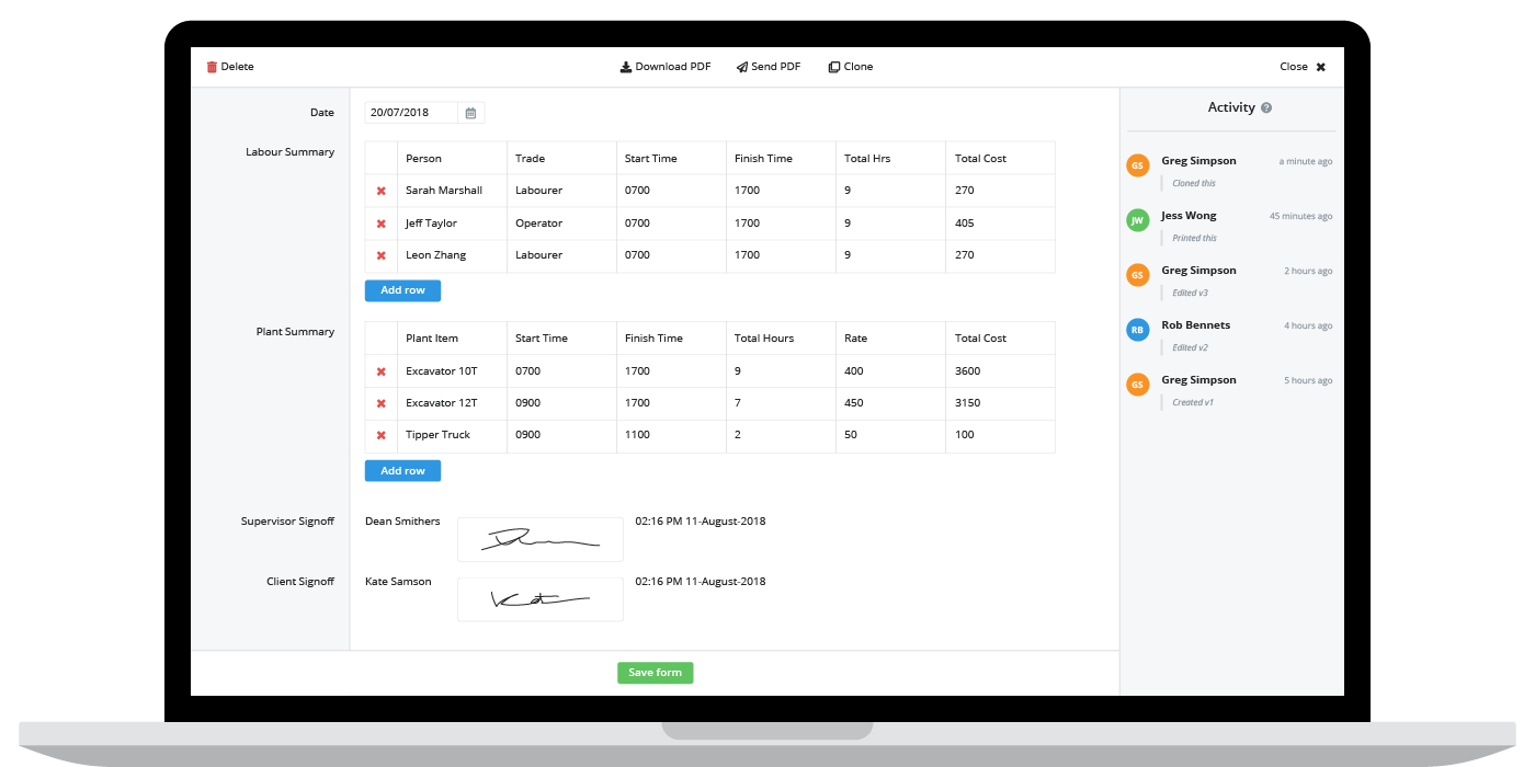 Docket management software