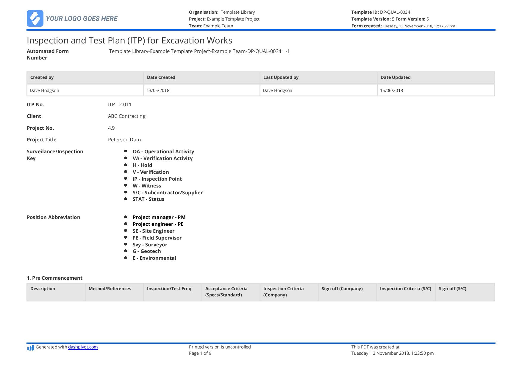 Excavation Permit Template prntbl concejomunicipaldechinu gov co