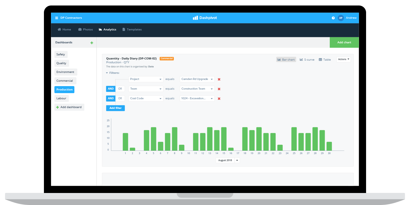 Project governance example