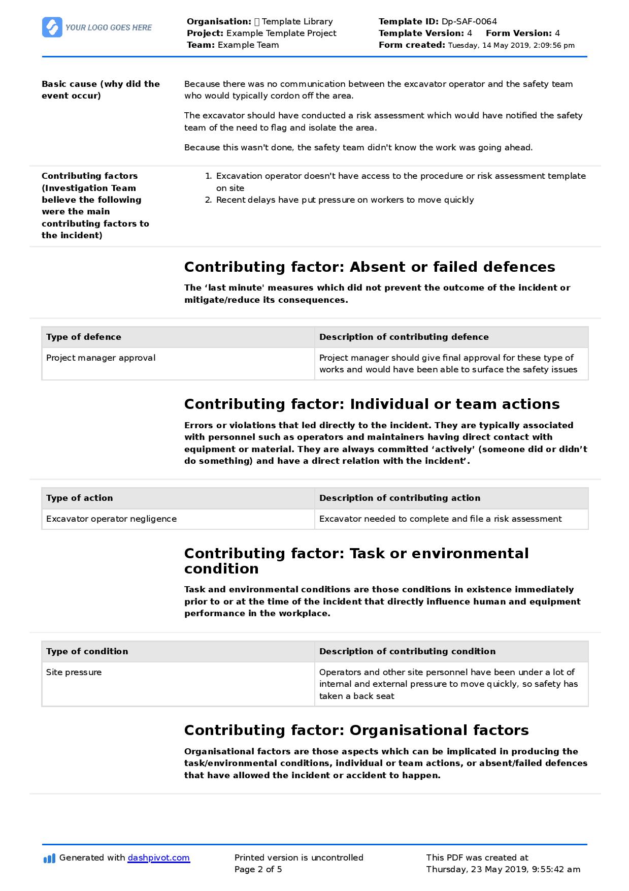 Root Cause Analysis Examples For Safety Quality And More