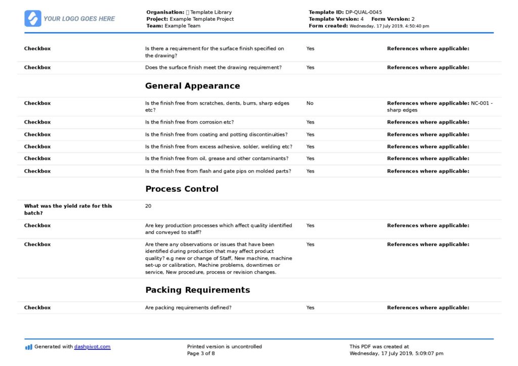 Project management issue log template Project management issue log template
