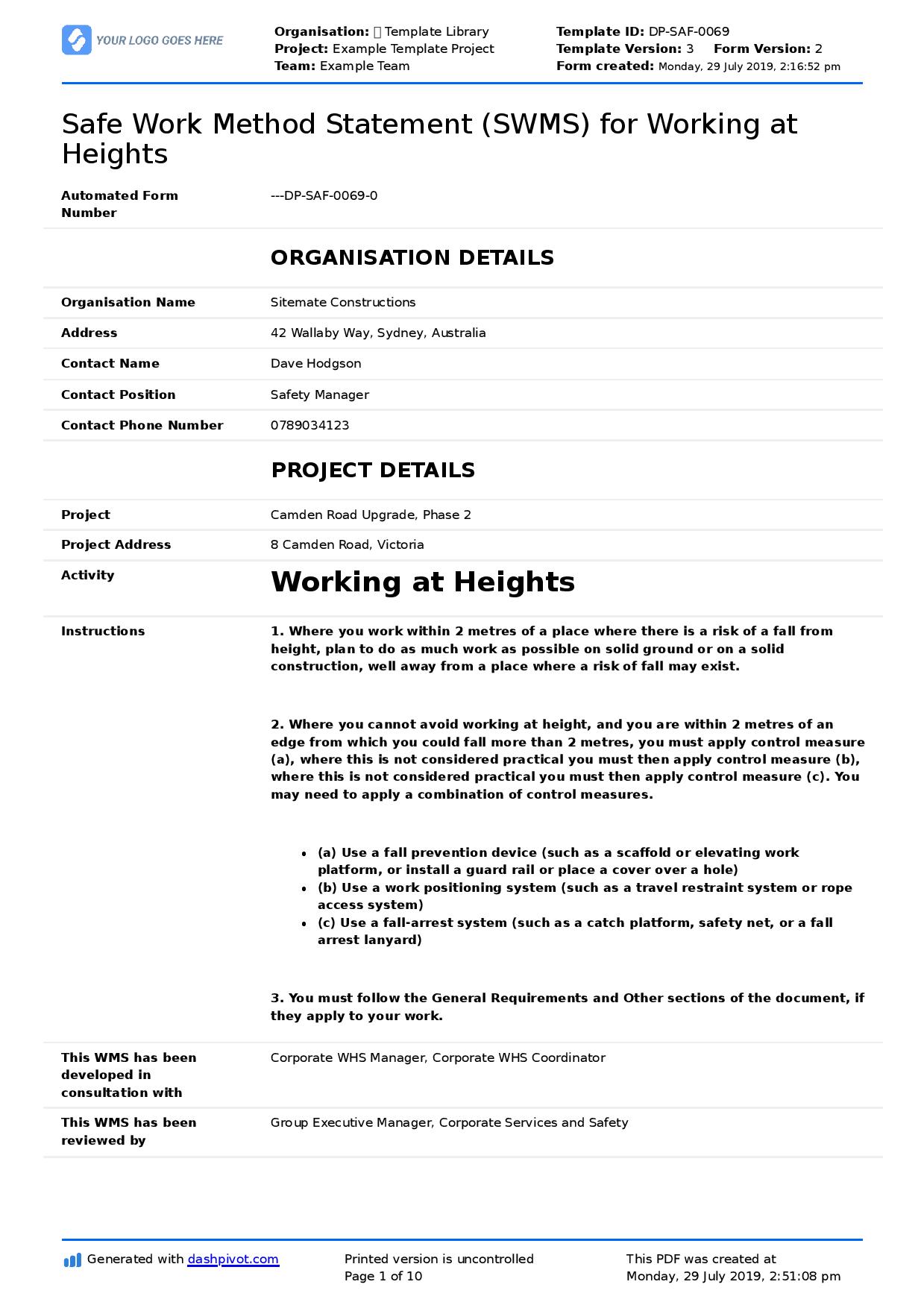 Statement Of Work