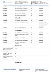 Pipe Inspection Checklist: Free checklist and report form