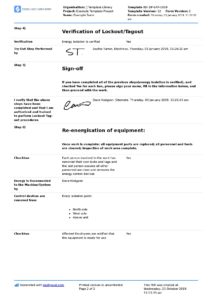 Lockout Tagout Log Book (The smarter LOTO log book)