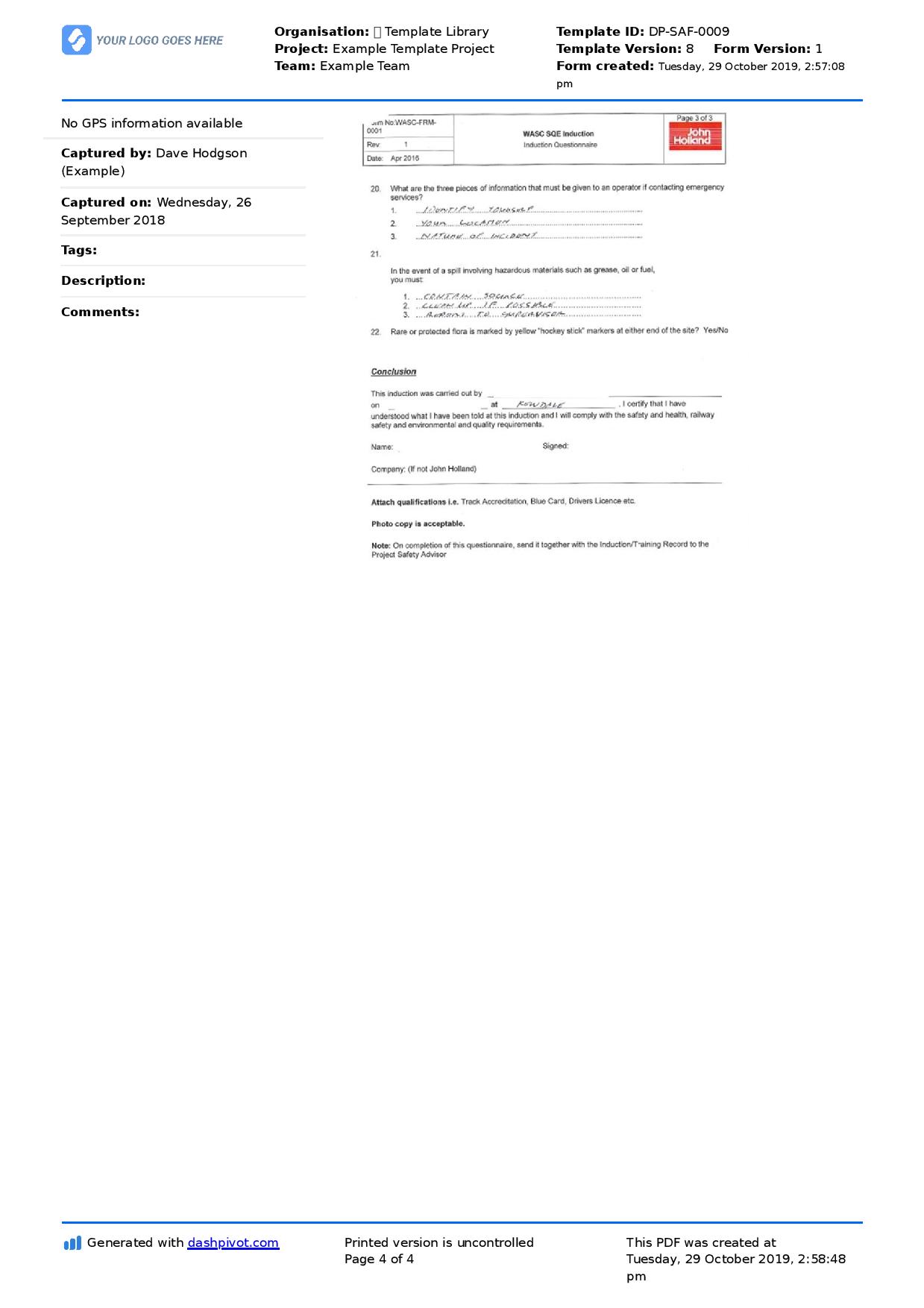 Site Induction Here's what to know about site inductions