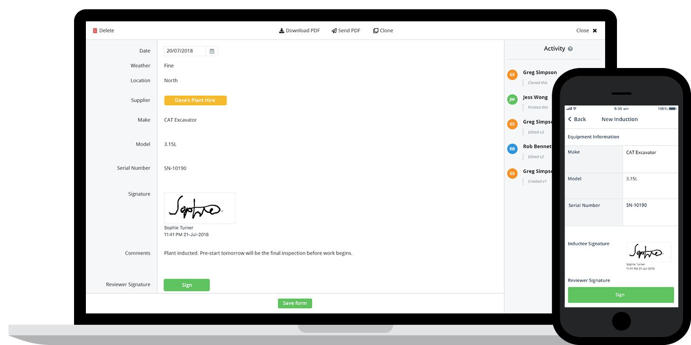 Site induction app Site induction app