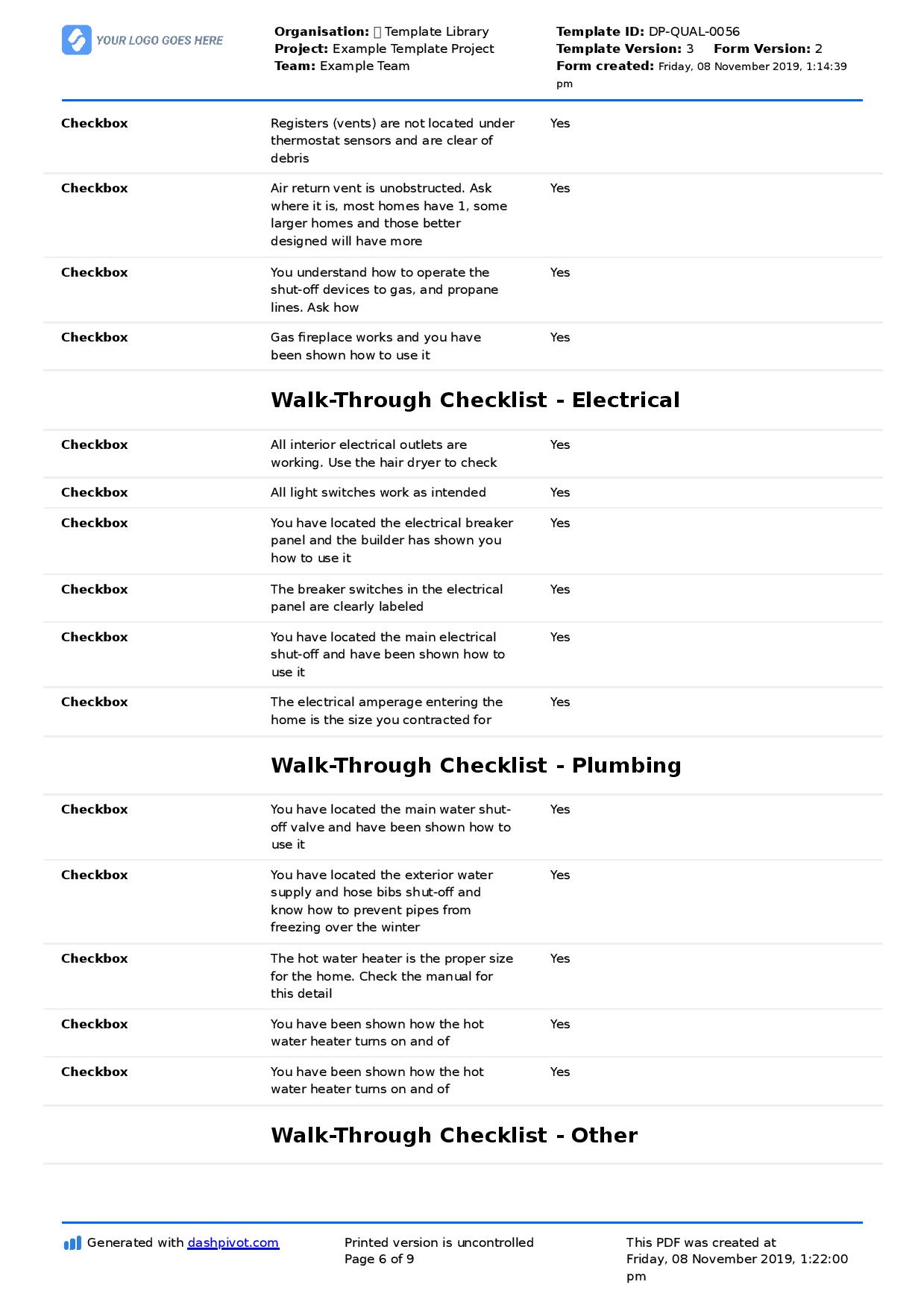 Interior Design Checklist Template Pdf Psoriasisguru