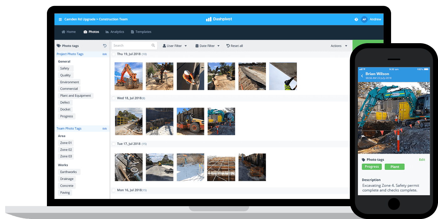 Construction inspection app