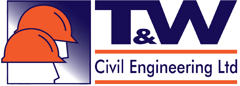 T & W Civil logo