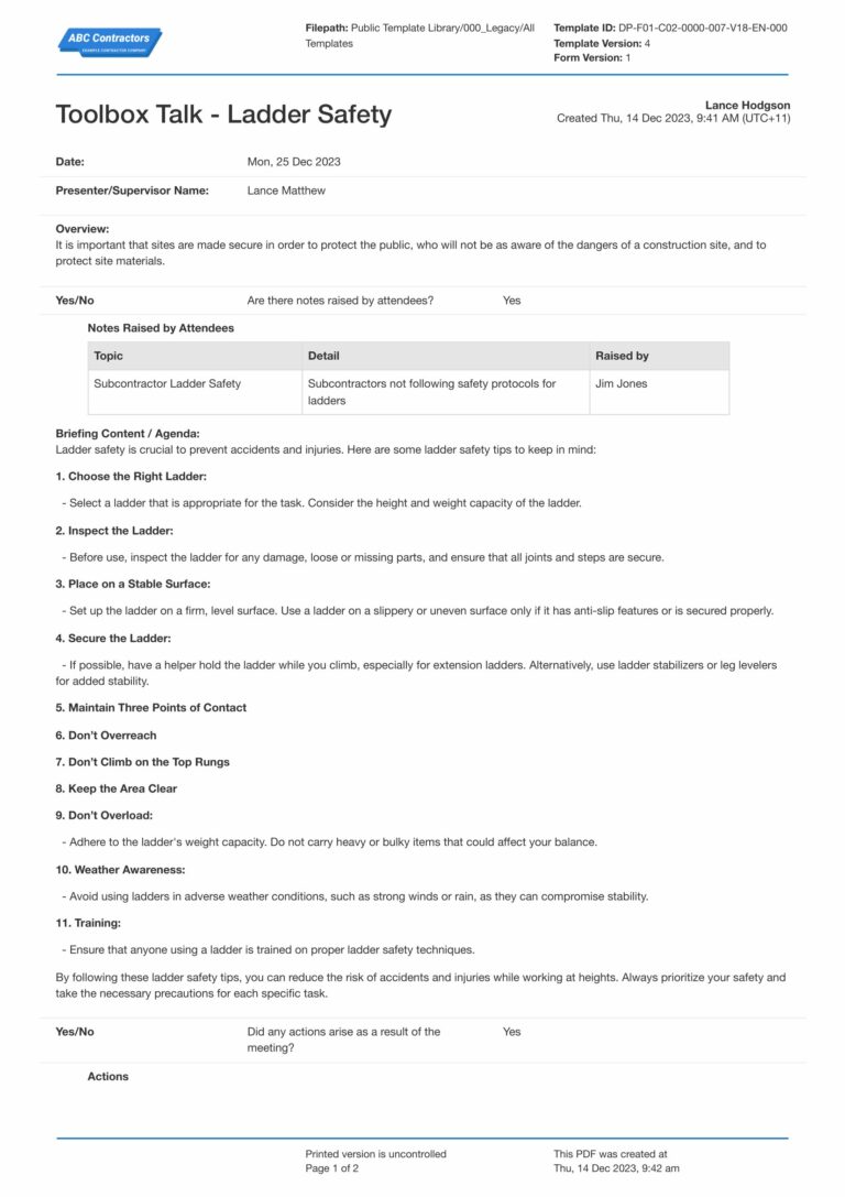 IHSA Ladder Safety How to Comply With the Guidelines