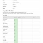 Driver Vehicle Inspection Report template Driver Vehicle Inspection Report template