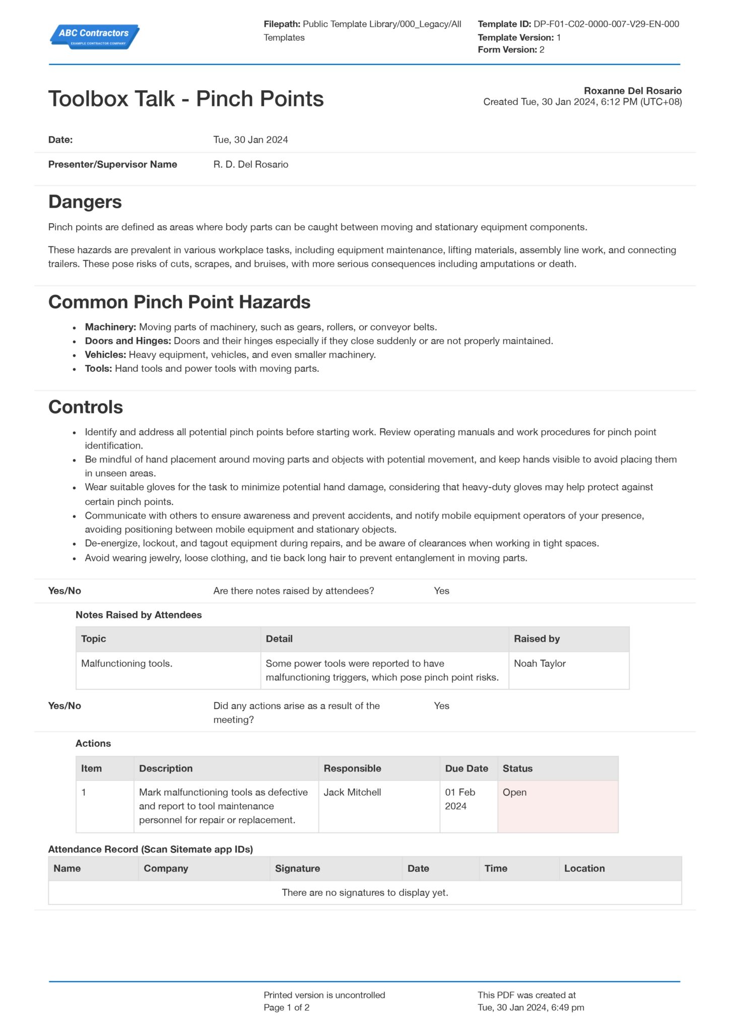 What Are Pinch Points? Learn about pinch points and their risks