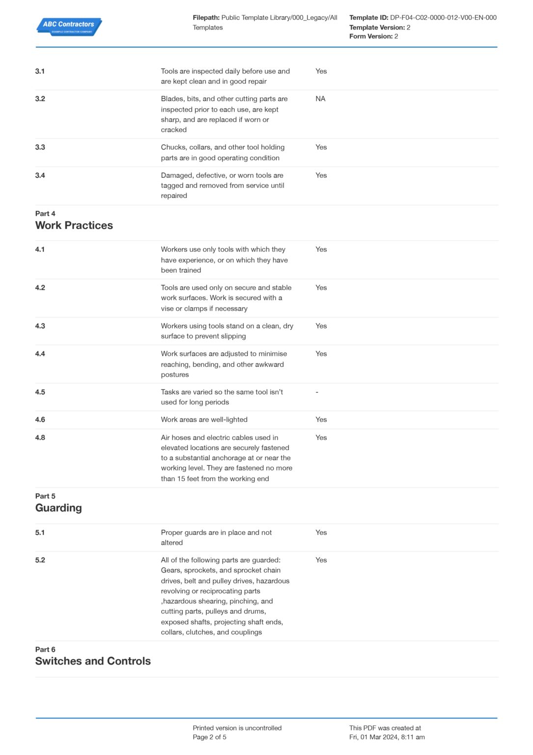How Often Should Power Tools Be Inspected?