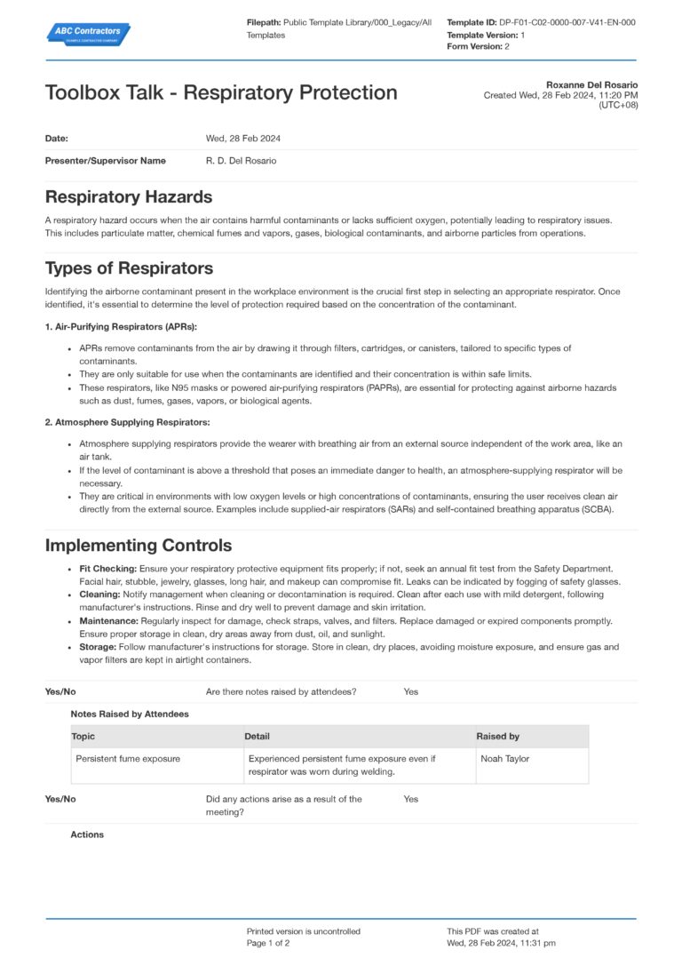 Respiratory protection ppe a guide to different types and uses
