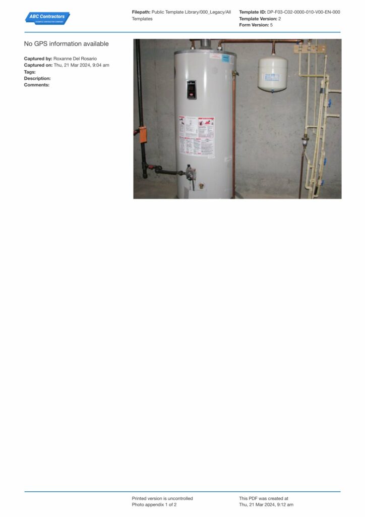Energy Assessment Checklist template Energy Assessment Checklist template