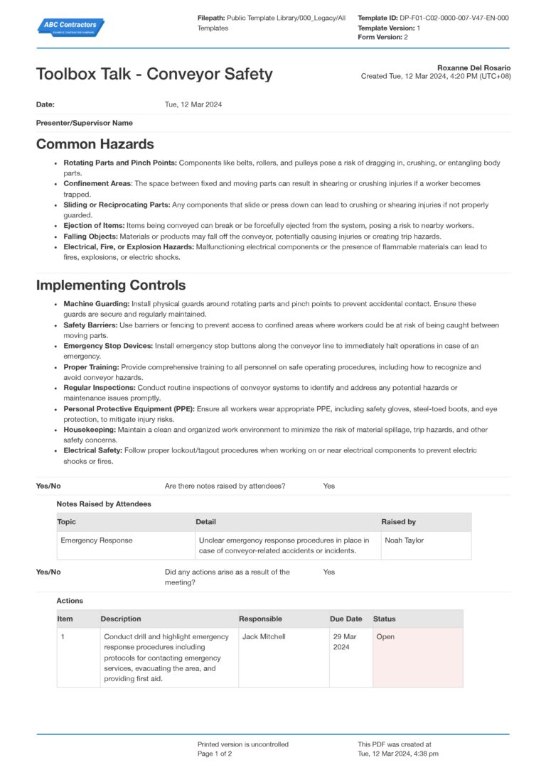 Conveyor Safety Standards What You Need to Know Explained