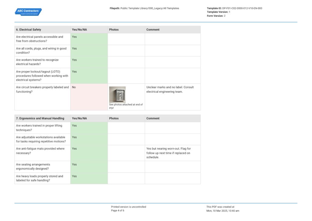 safety audit checklist for manufacturing company pdf safety audit checklist for manufacturing company pdf