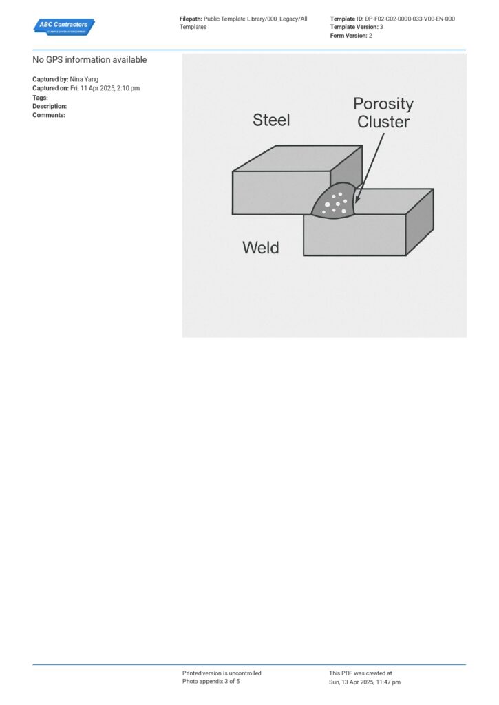 Non Destructive Testing Report Non Destructive Testing Report