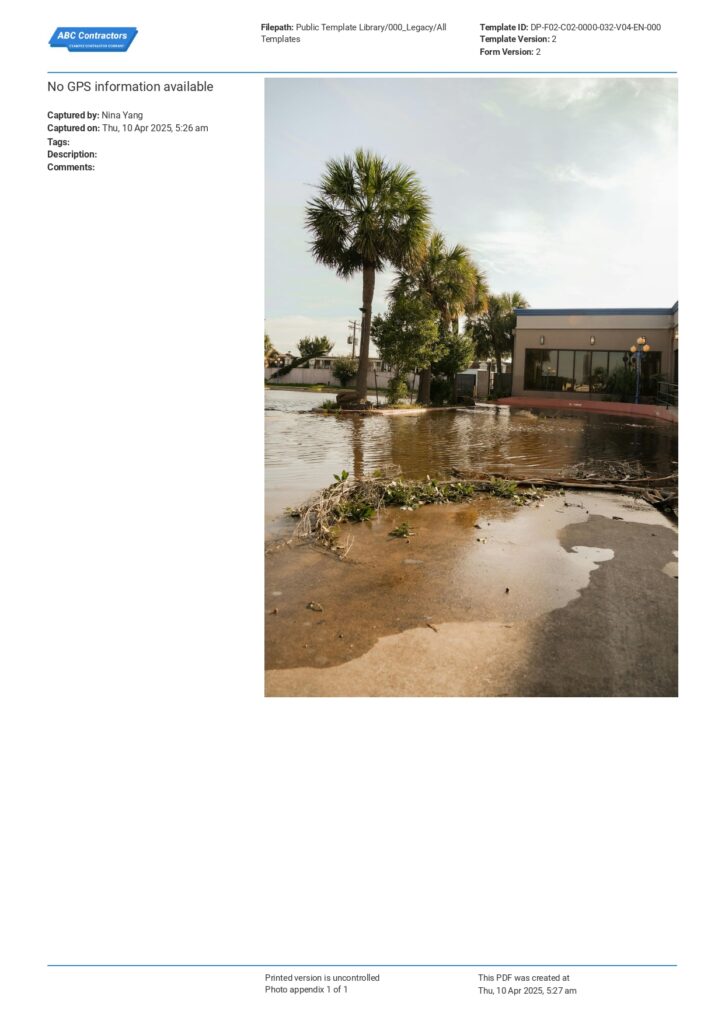 Structural Risk Assessment Form