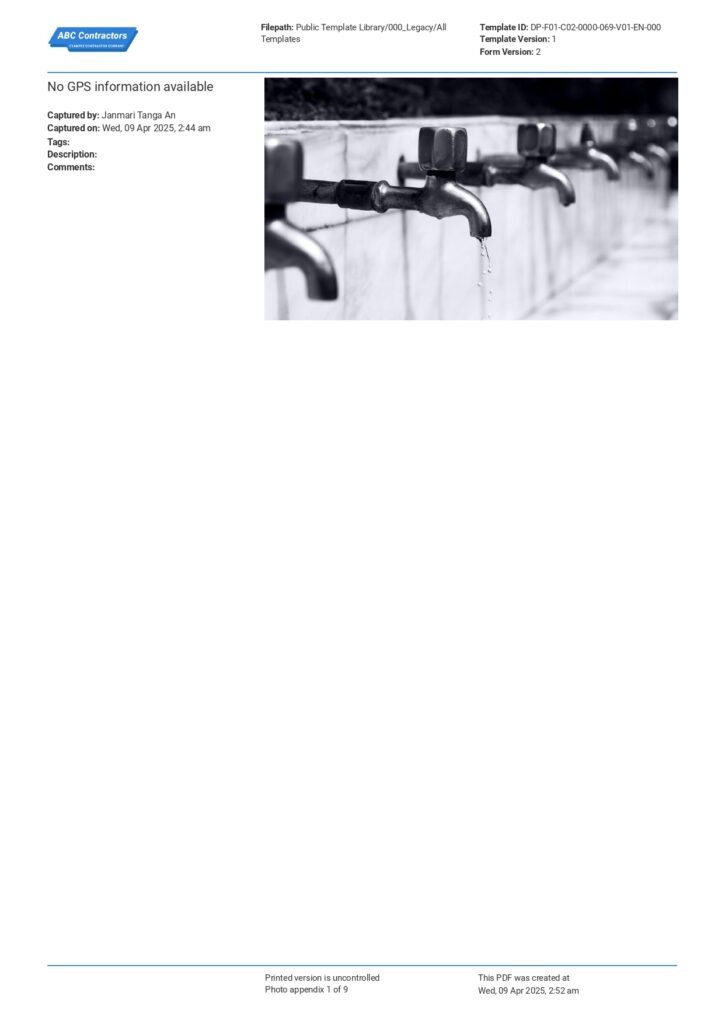 Water Damage Restoration Checklist Water Damage Restoration Checklist