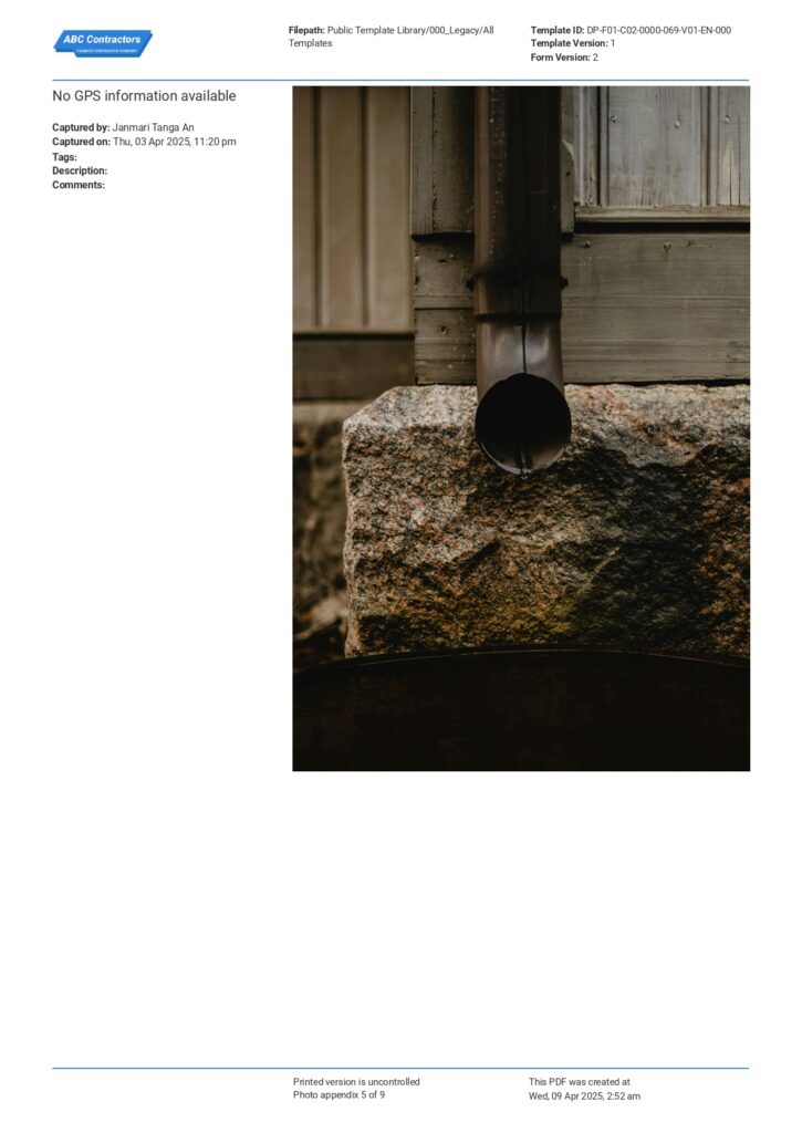 Water Damage Restoration Checklist Water Damage Restoration Checklist