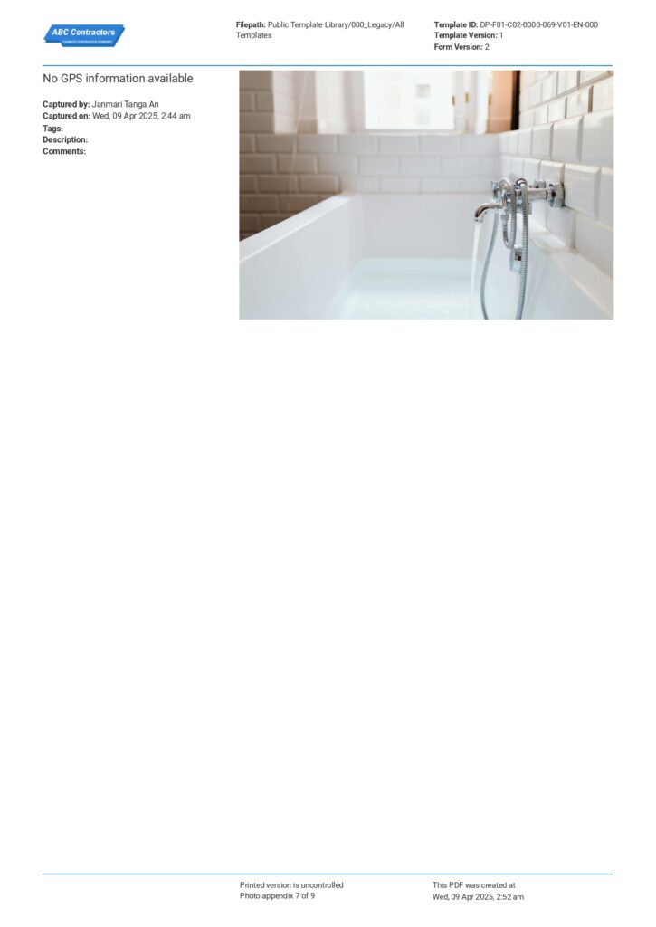 Water Damage Restoration Checklist Water Damage Restoration Checklist