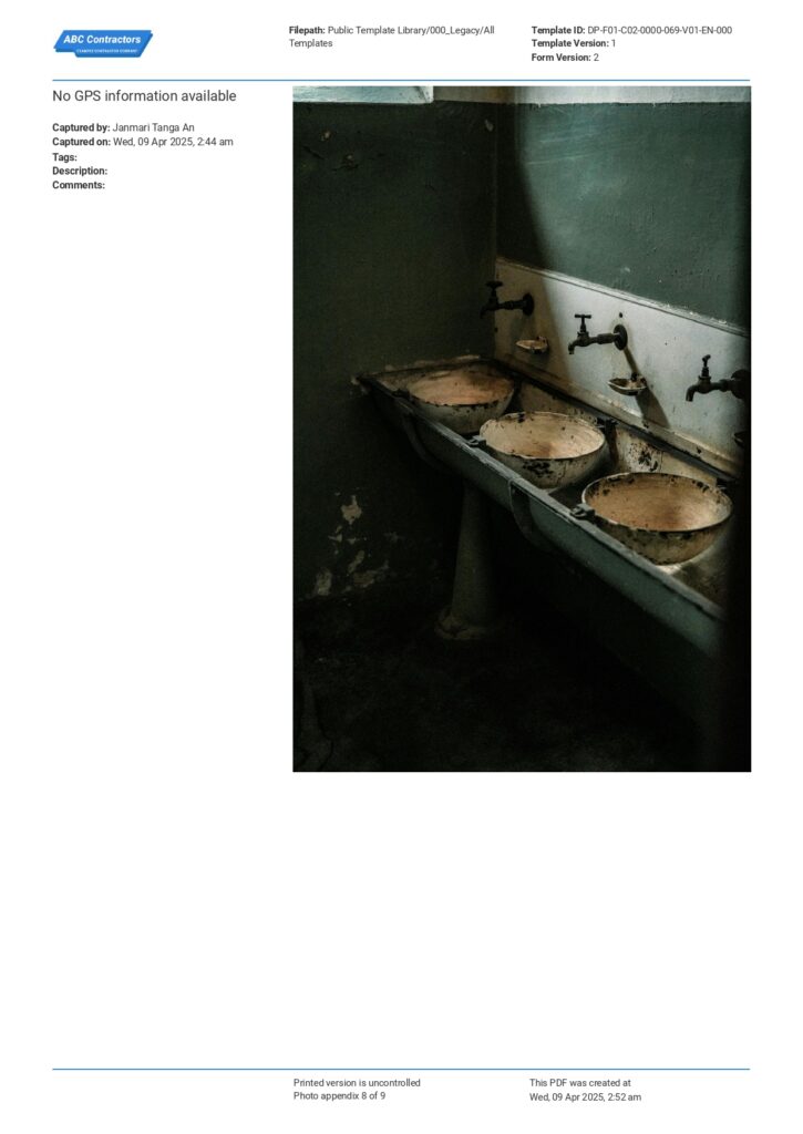 Water Damage Restoration Checklist Water Damage Restoration Checklist