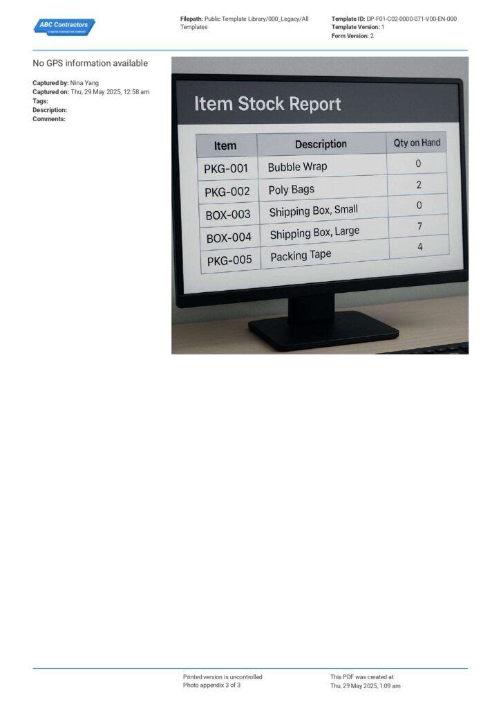 Equipment Decontamination Checklist Equipment Decontamination Checklist