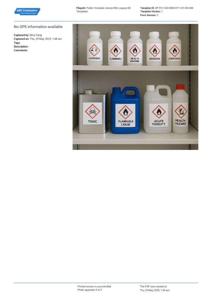Hazardous Material Safety Plan Hazardous Material Safety Plan