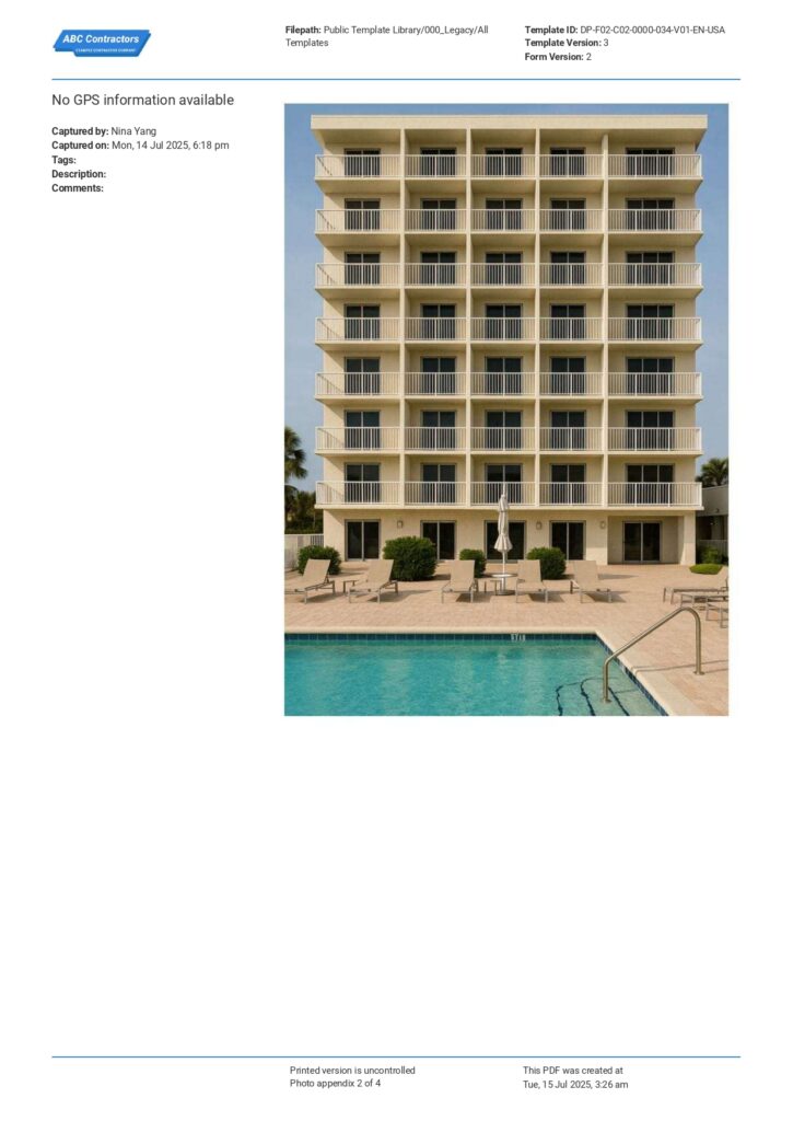 Florida Milestone Building Information Record