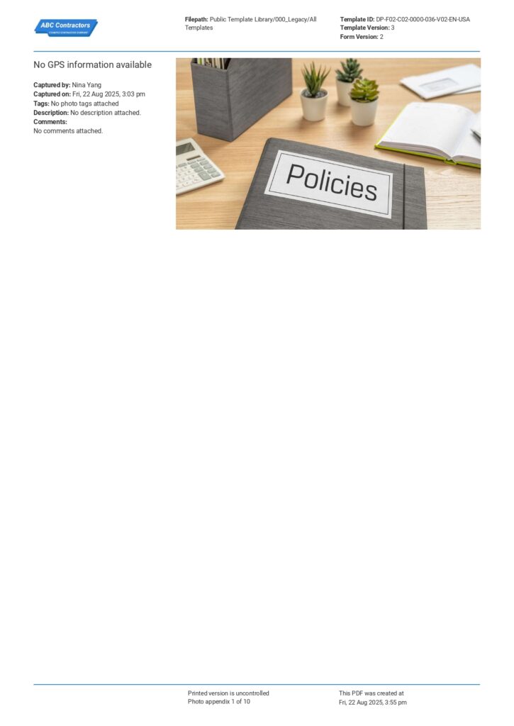 DOT Compliance Audit Checklist