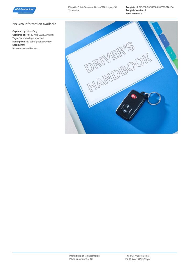 DOT Compliance Audit Checklist