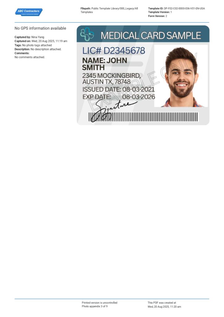 DOT Compliance Checklist