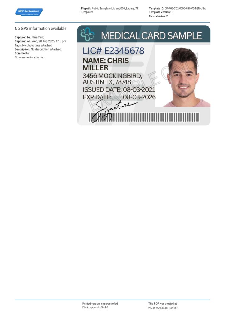 FMCSA Driver Qualification File Checklist