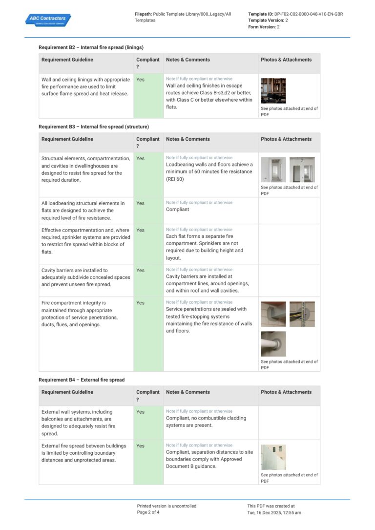 Approved Document B Fire Safety - UK Guidelines & Requirements