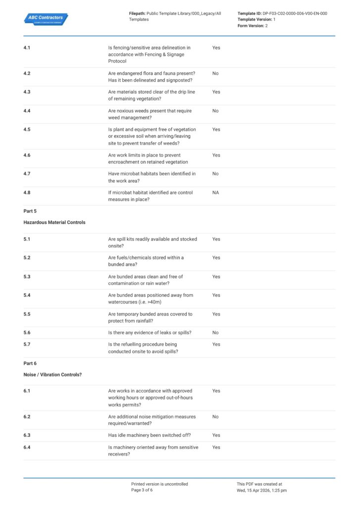 Environmental Risk Assessment3