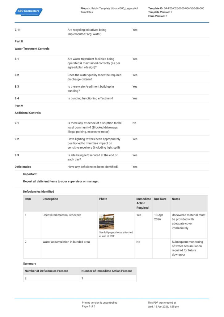 Environmental Risk Assessment5