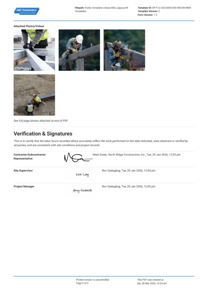 Labor Hours Verification Report2