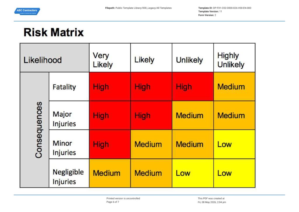 Lone Working Risk Assessment6