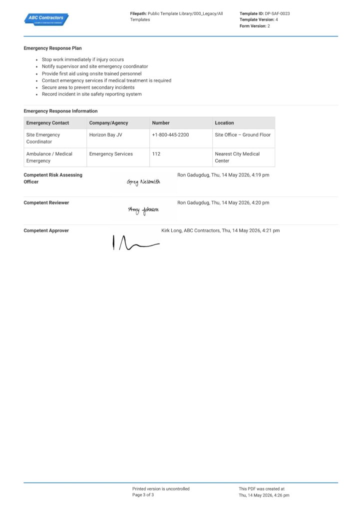 Risk Assessment   Manual Handling3