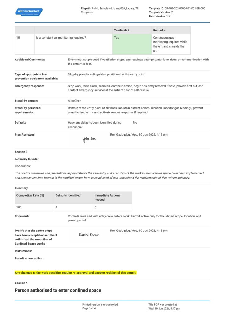 Confined Space Permit3