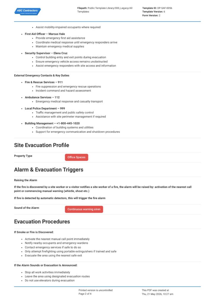 Fire Evacuation Plan2