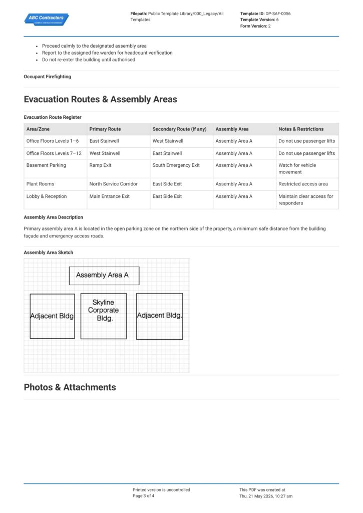 Fire Evacuation Plan3