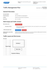 Traffic Management Plan Template | Free Download | Sitemate