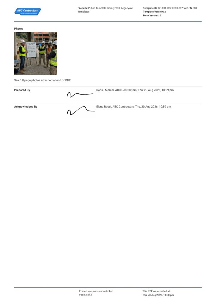 Fatigue Management Toolbox Talk3