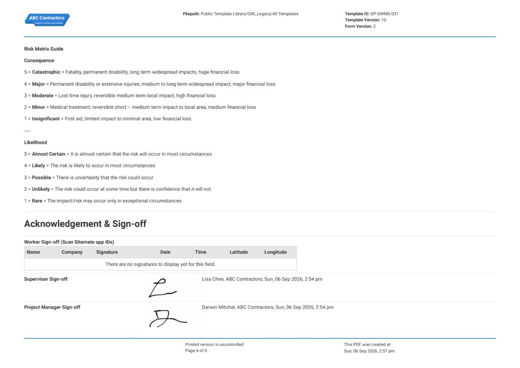 Lawn Mowing Safe Work Method Statement (SWMS)6