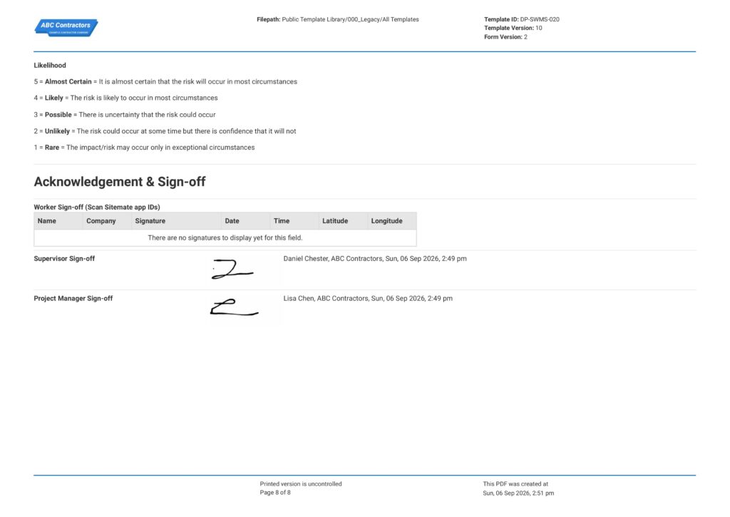 Solar Installation Safe Work Method Statement (SWMS)8